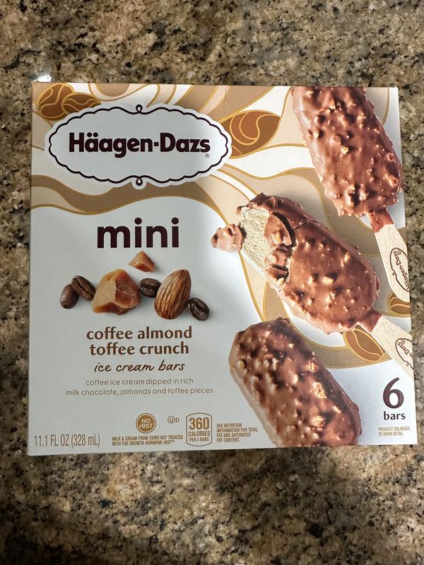 Mini Coffee Almond Crunch Ice Cream Bar