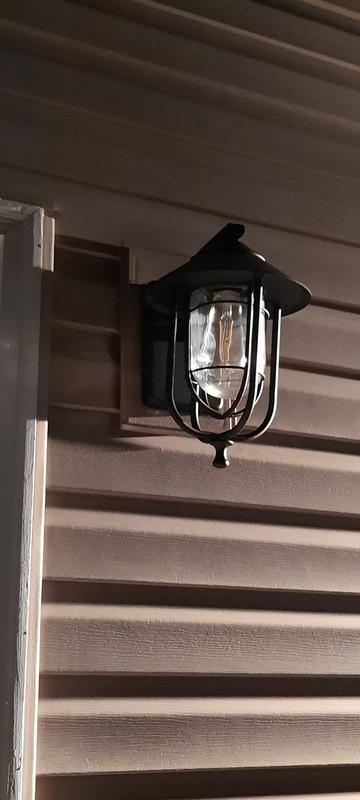 Honeywell h black led deals outdoor wall light