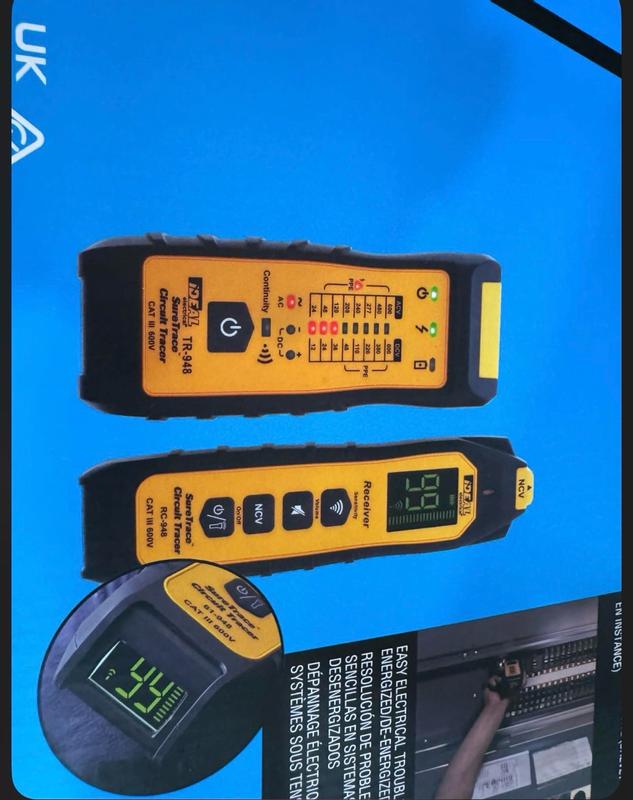 IDEAL SureTrace OLED Display Circuit tracer Specialty meter 0.5 Amp 600 ...