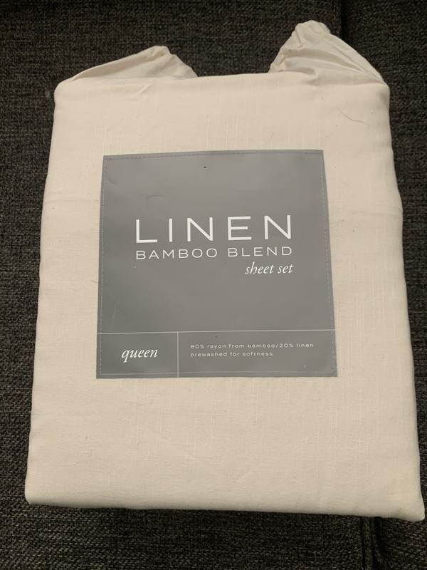 My first bamboo linen set
