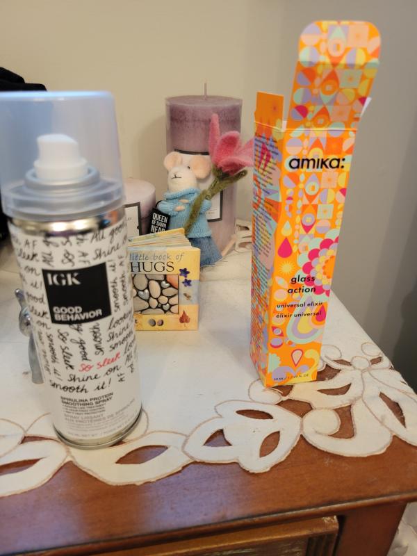 Customer photo for "IGK GOOD BEHAVIOR SPRAY 👏 👌"