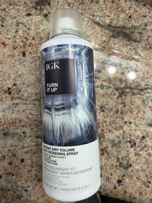 Customer photo for "Awesome thickening spray!"