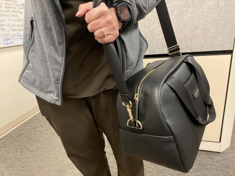 Luxe Satchel Cooler Bag, Black