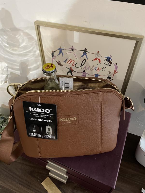 Igloo Luxe Crossbody Cooler Bag - Cognac