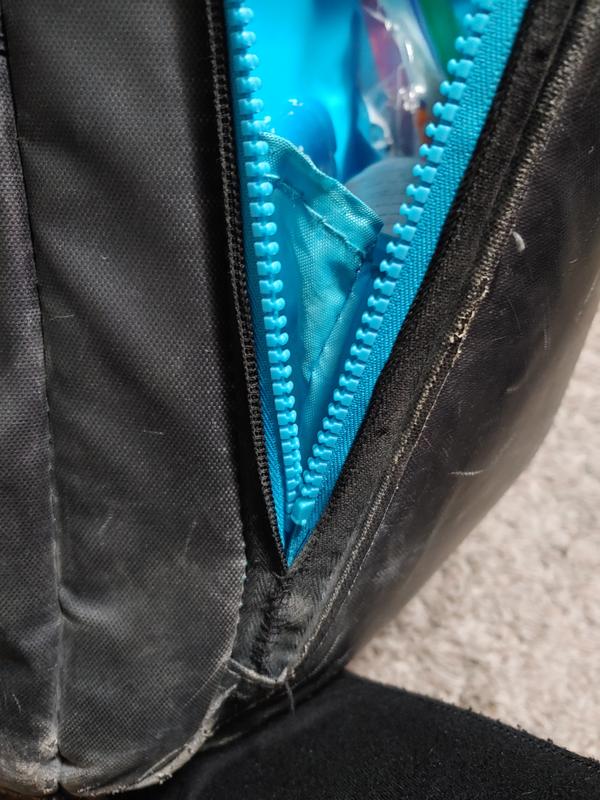 Not perfect but now the zip pocket is functional again