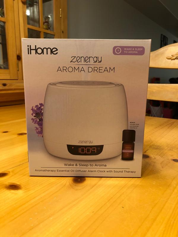 Zenergy Aromatherapy Essential Oil Diffuser Alarm Clock With Sound Therapy And White Noise