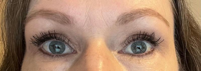 Customer photo for "Adds volume and length"
