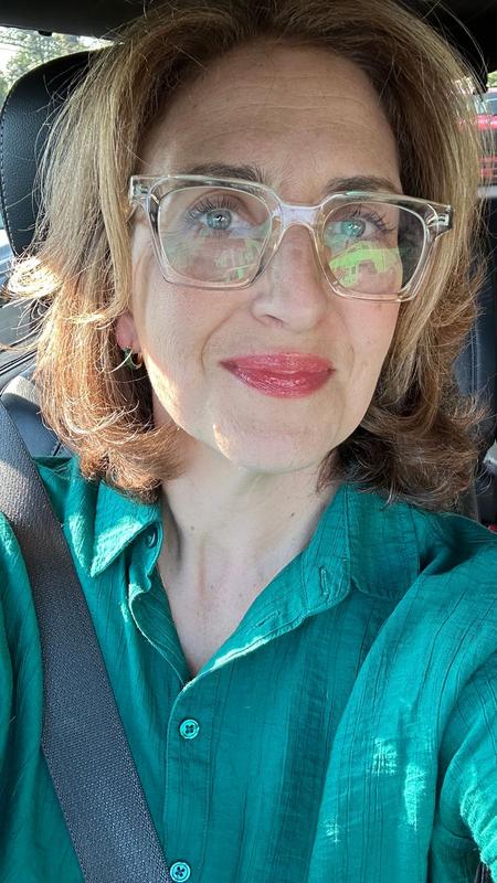 Customer photo for "Love my orange tint lip"