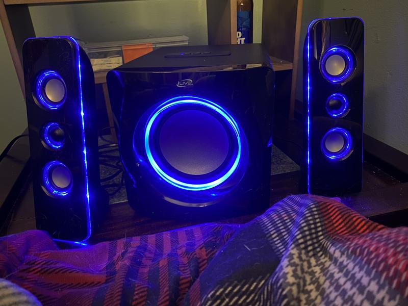 Setup on my coffee table!