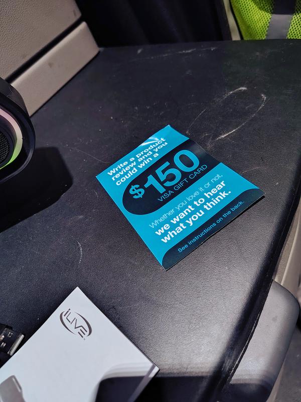 Photo submitted with review of product