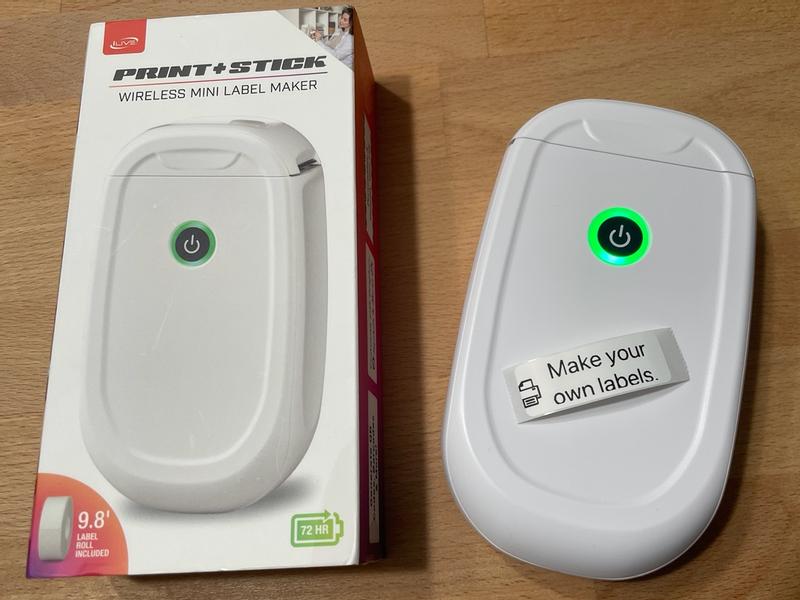iLive Print + Stick Wireless Mini Label maker in the Labels & Label ...
