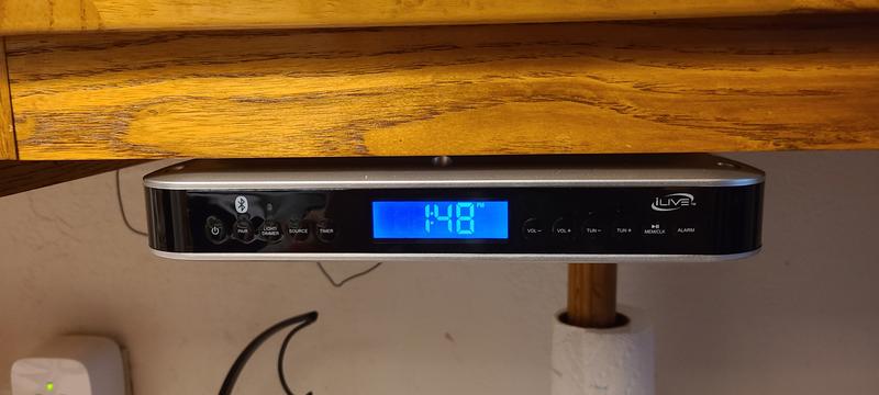 Ilive under cabinet radio with sale bluetooth