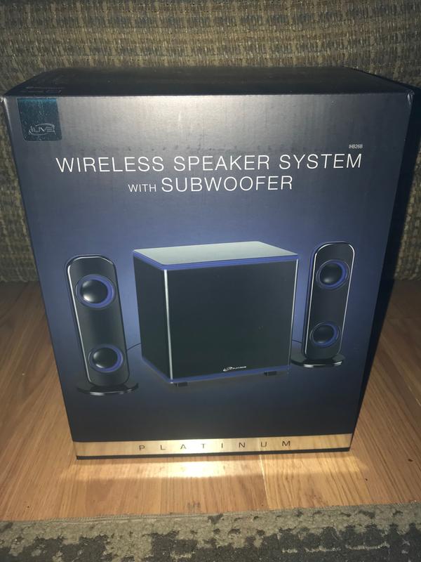 ilive bluetooth 2.1 speaker system with subwoofer