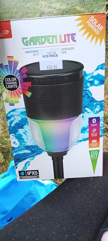 New waterproof color changing speaker light