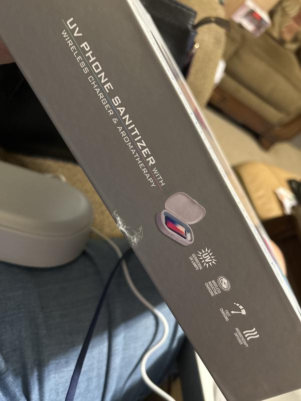 Holds our iPhone 14 & 15 separately with no problem-add aroma it really makes your phone smell good just 2-3 drops