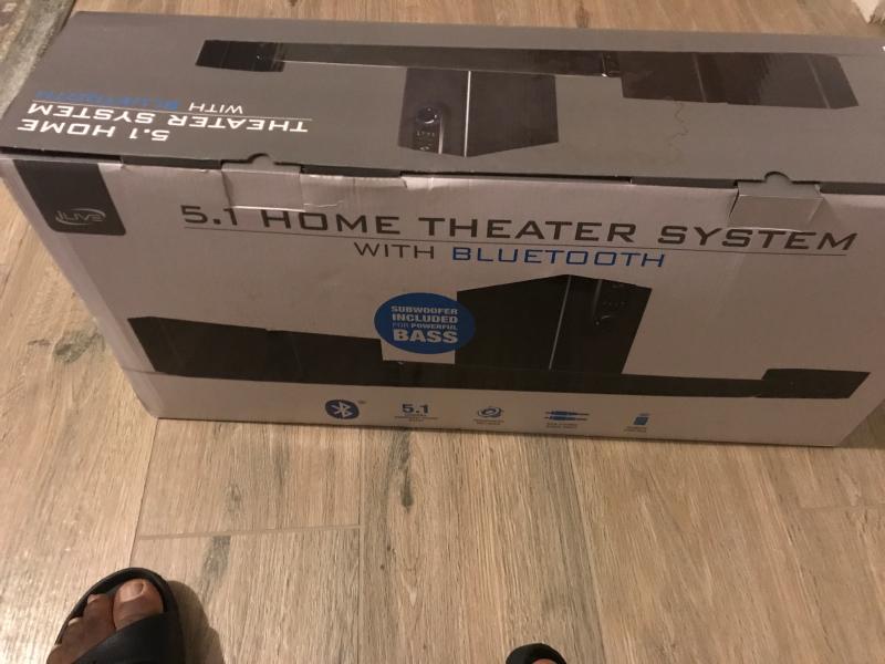 iLive IHTB138B 5.1 Home Theater System with Bluetooth