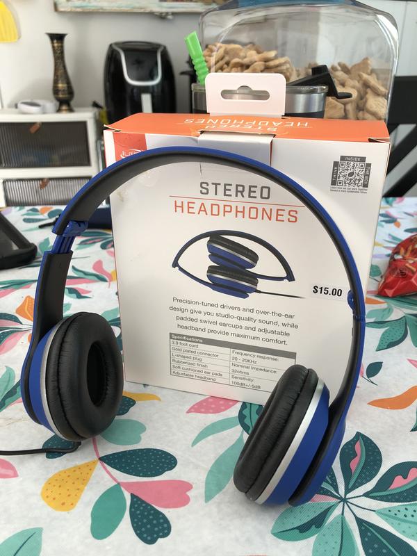 My New Blue Headphones