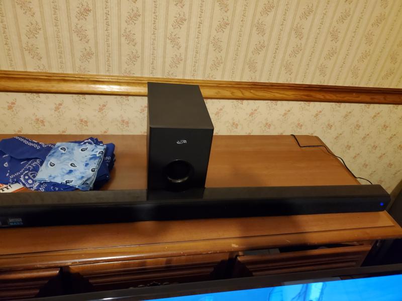 My new soundbar and wireless subwoofer