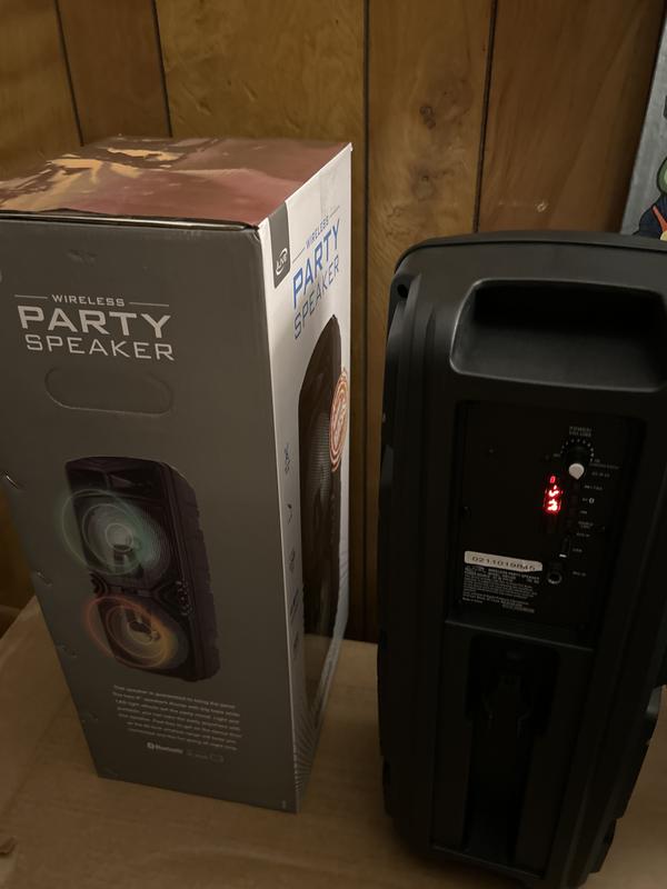 The back of the speaker