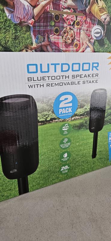 Hampton bay bluetooth landscape hot sale speaker