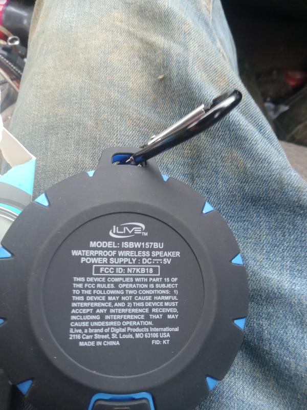 Photo submitted with review of product