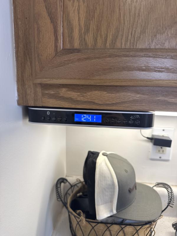 Under cabinet radio