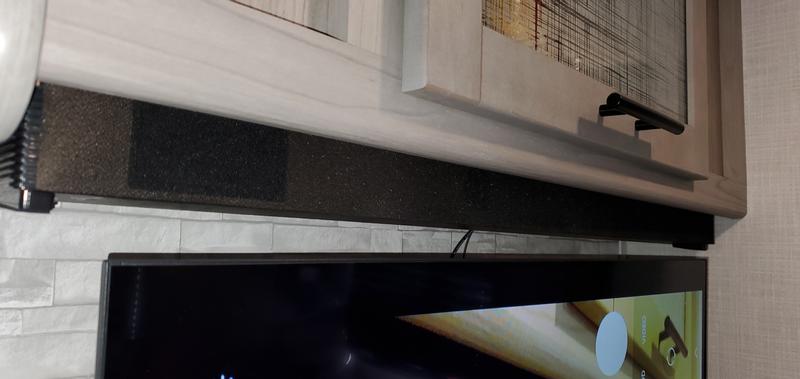 With a double-sided tape at both ends, it is secured.