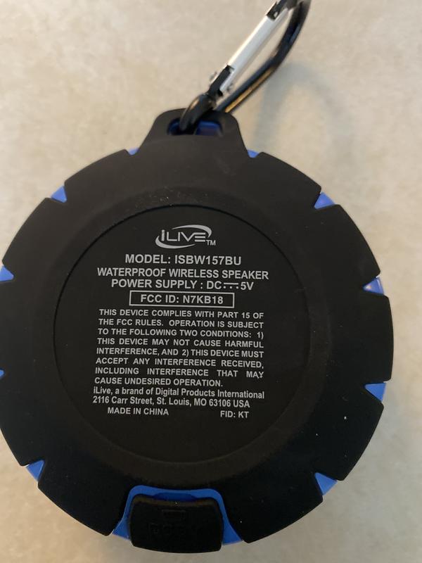 Photo submitted with review of product