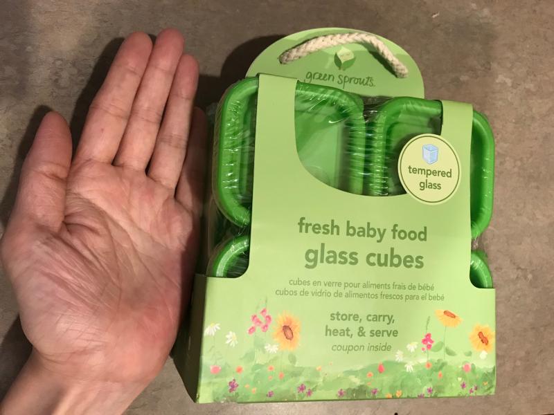 Fry S Food Stores Green Sprouts Fresh Baby Food Glass Cubes 4 Oz Green 4 Pack