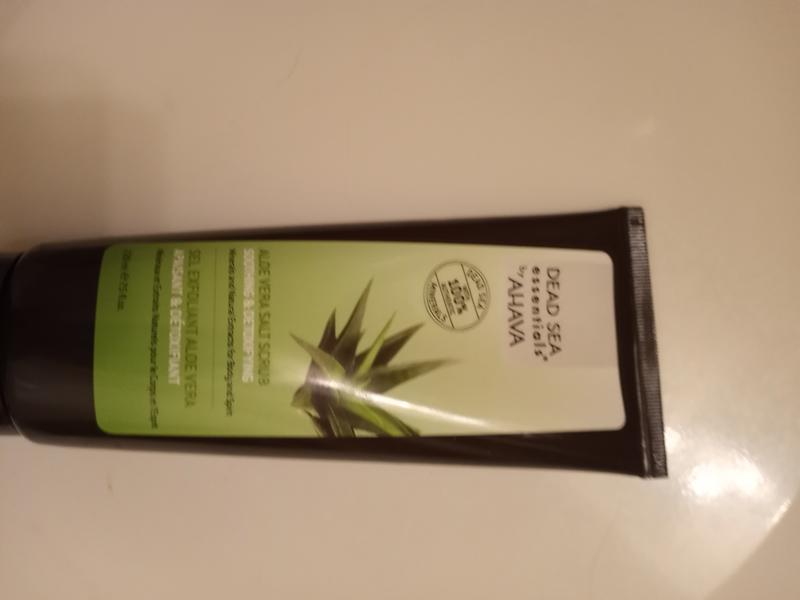 Aloe Vera Body Scrub  Exfoliating Salt Scrub by AHAVA