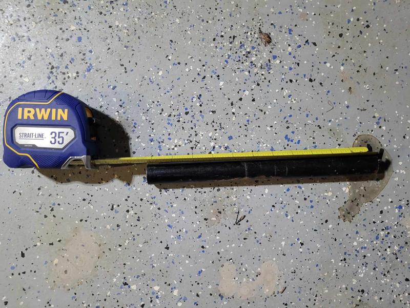 Measuring a cheater pipe