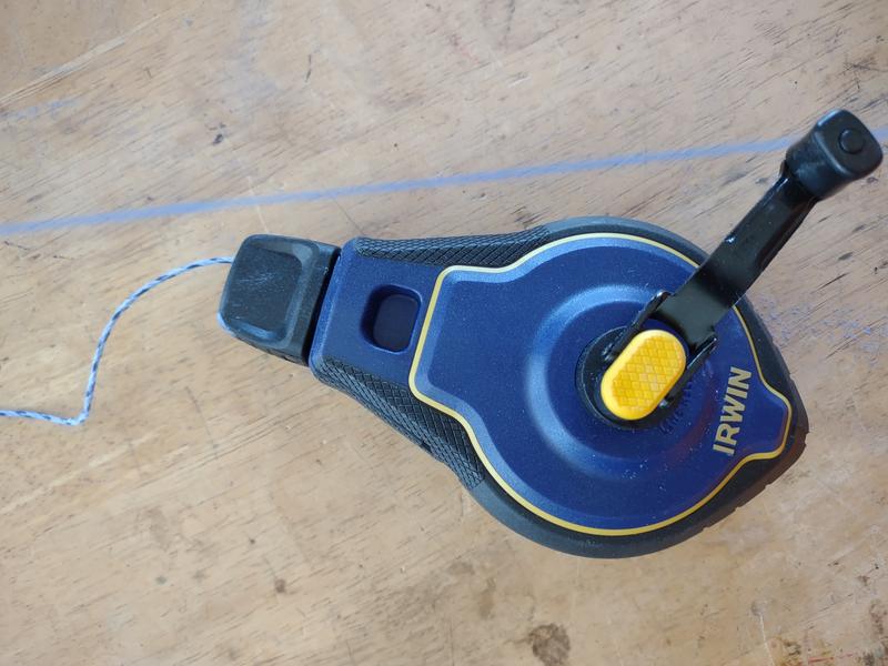 IRWIN STRAIT-LINE Layout Pro Chalk Line Reel - 100ft Heavy Duty With 2:1 Gear Ratio
