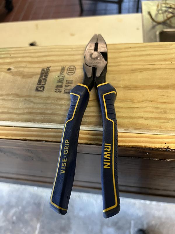 Irwin VISE-GRIP Lineman's Pliers, 9.5 Inch - Laser Heat-Treated Cutting Edge - View #6