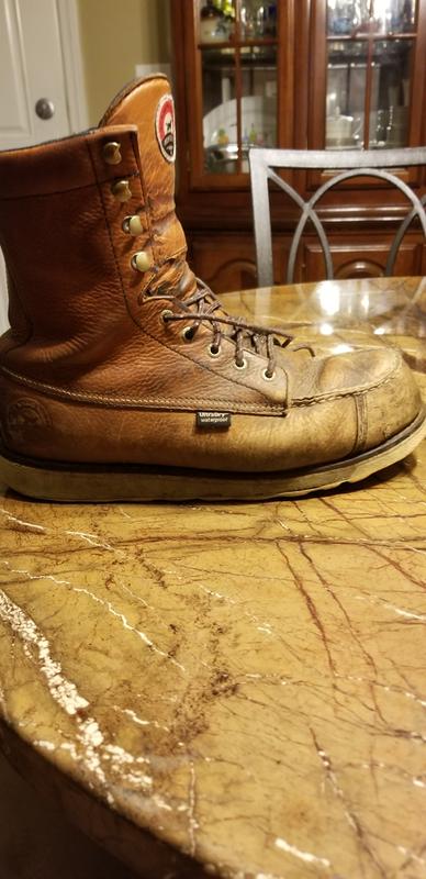 Men's 8-inch Waterproof Leather Safety Toe Work Boot 83832