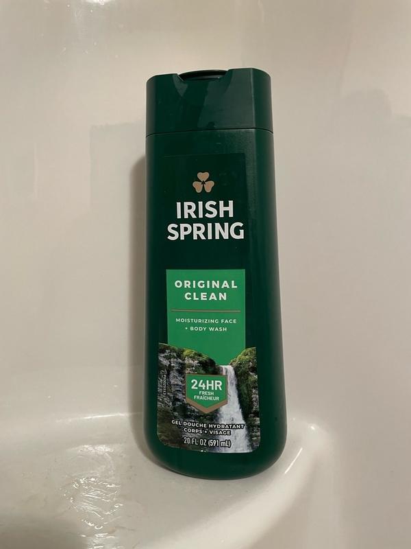 Irish Spring Moisturizing Face + Body Wash, Original Clean - 30 fl oz