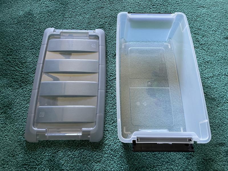 IRIS 12-Pack Stack and Pull Plastic Storage Box Small 1.4-Gallons