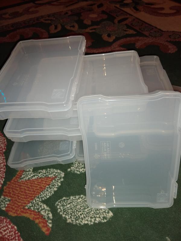 Clear photo boxes