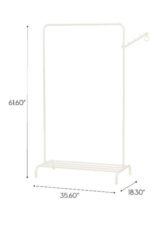 Iris USA Foldable Clothes Drying Rack with Extendable Rods for Large Laundry Loads