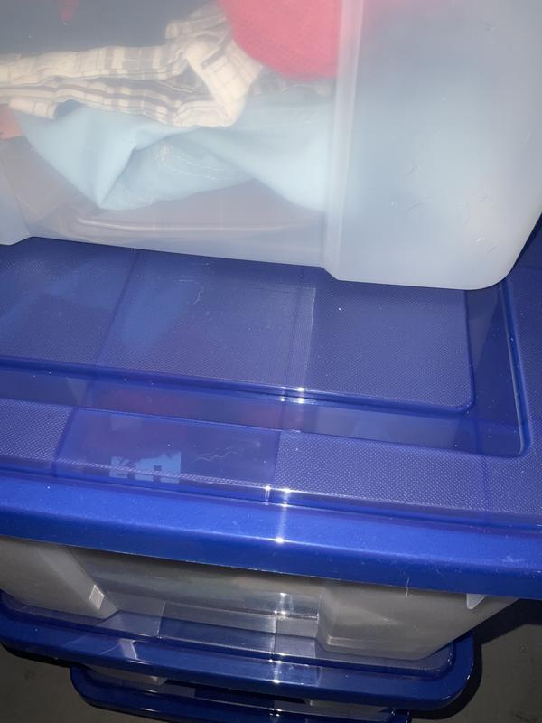 The lids have indentations for perfect stacking