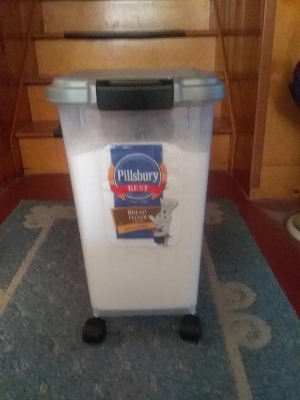 My bread flour container