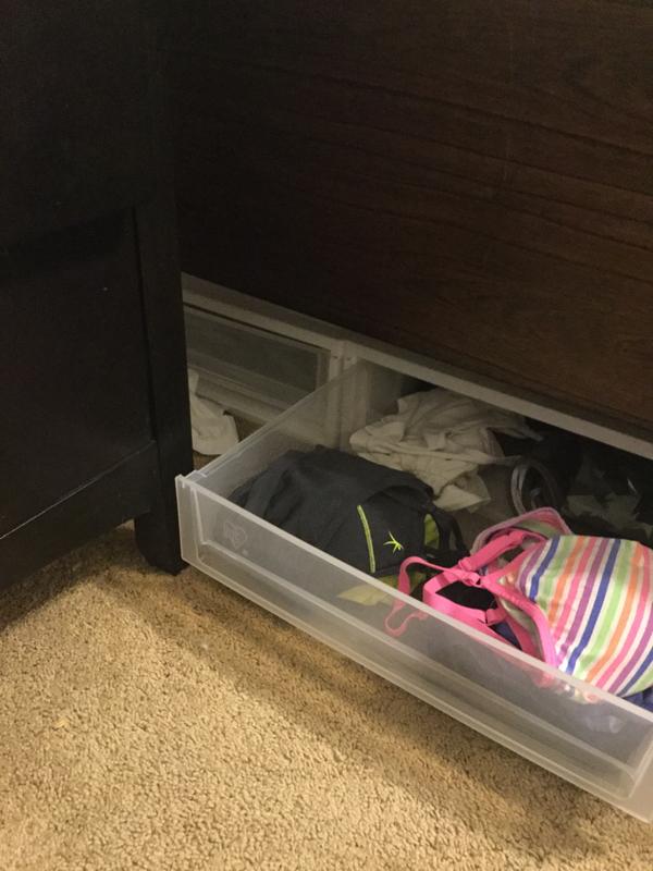 Slides out easily for every day use