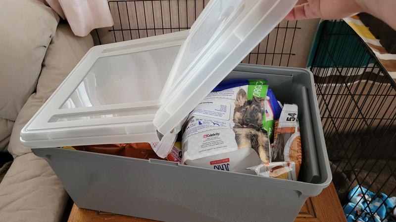 IRIS Wing-Lid File Organizer Box - lid hinge detaching from box