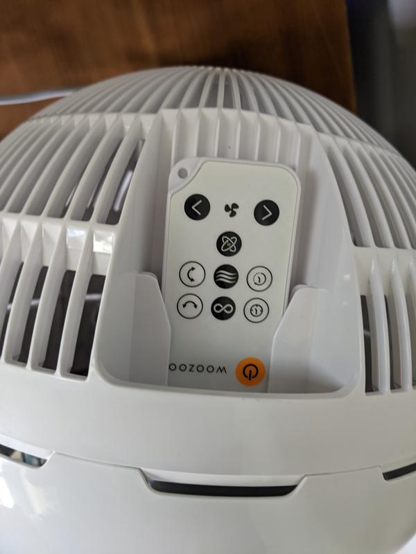 Remote storage in fan