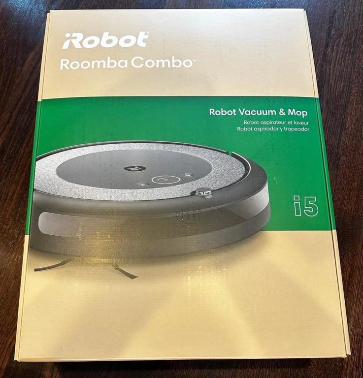 iRobot Roomba Combo i5 Robot Vacuum and Mop I517020 - The Home Depot