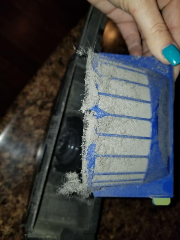 Filter captured so much 2nd run