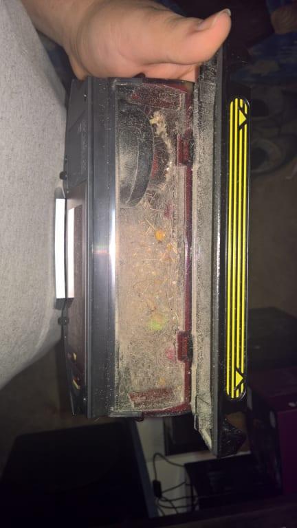 First run its hard to tell buts the "dirt" was really compacted in there