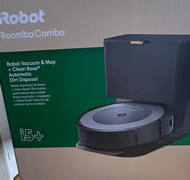 iRobot Roomba Combo i5+ Self-Emptying Robot Vacuum and Mop I557020