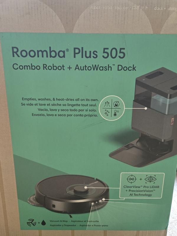 【新品】Roomba Plus 505 Combo ロボット+ AutoWash Amazon.com - iRobot Roomba Plus 505 Combo Robot Vacuum & Mop