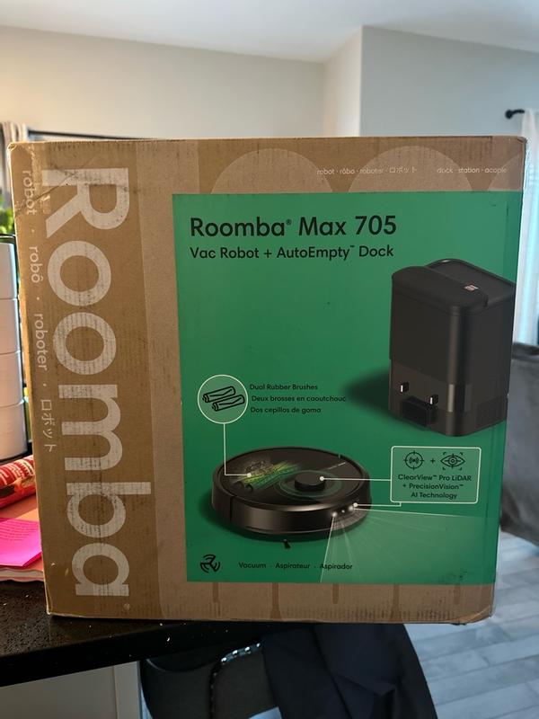 iRobot Roomba Max 705 14 in. Robotic Vacuum with Smart Navigation