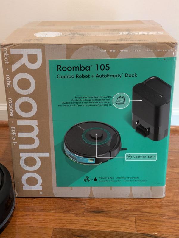 iRobot, Roomba 105 Combo Robot Vacuum & Mop with AutoEmpty Dock | Zola